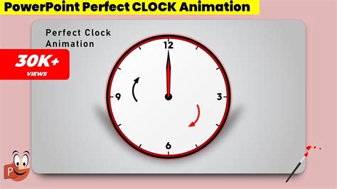 12.Powerpoint Clock Animation | PowerPoint Analog Clock Animation - YouTube