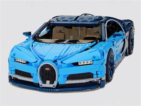 Finessing the Lego Technic Bugatti Chiron (set # 42083) : r/legotechnic