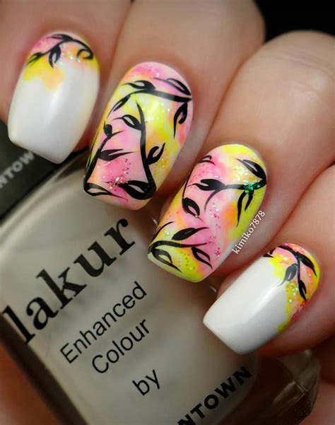 45 Multicolored Nail Art Ideas | Art and Design