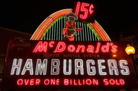 Vintage 1963 McDonald's Speedee sign | Retro sign, Family plan, Signs