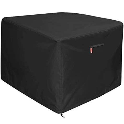 Gas Fire Pit Cover Square - Premium Patio Outdoor Cover Heavy Duty Fabric with PVC Coating,100% ...