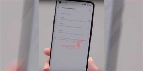 OnePlus 8 Pro 120Hz display settings leak in hands-on photo - 9to5Google