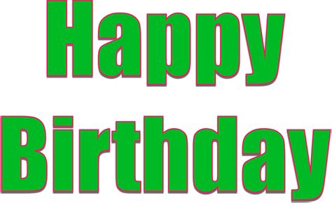 Green Happy Birthday Png | Images and Photos finder