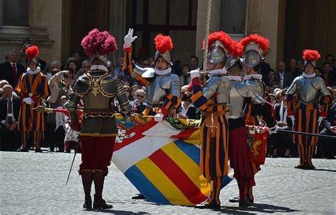 New Swiss Guards swear oath to protect Pope Francis - The Angelus