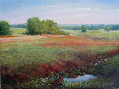 Paintings - Landscape of Kansas - Mehrzad Alison's Prairie Hills | Landscape paintings ...