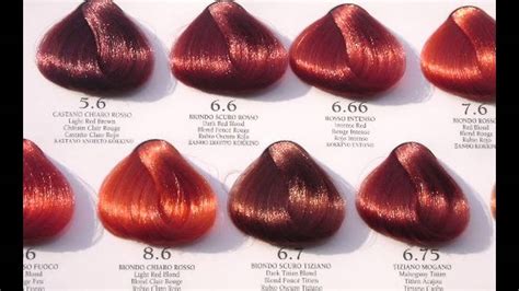 Shades Of Natural Red Hair Color Chart – Bornmodernbaby