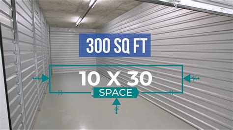 10x30 Storage Unit Size Information - YouTube