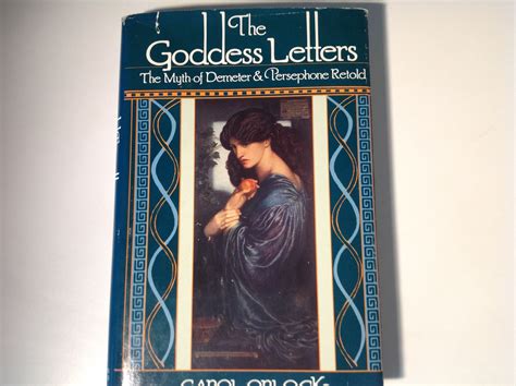 The Goddess Letters:The Myth of Demeter & Persephone Retold- Signed by ...