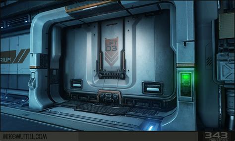 halo door concept art bunker door - Google Search Scifi Interior, Spaceship Interior, Futuristic ...