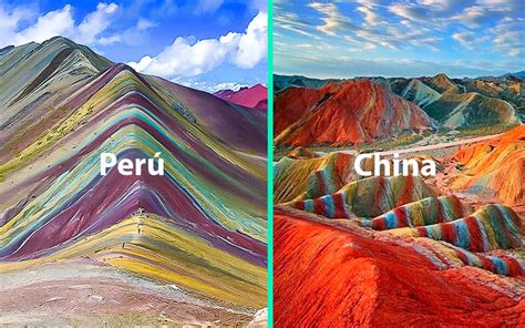 Rainbow Mountain China vs Peru - Sap Adventures