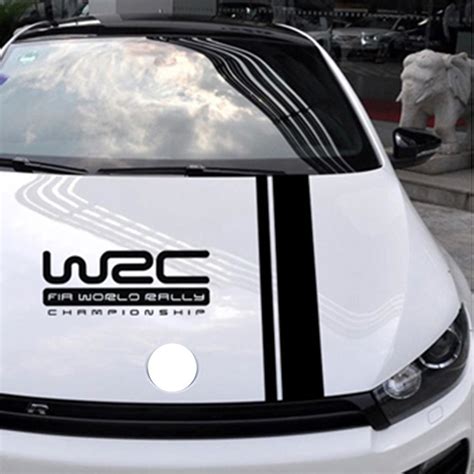 2PCS car-styling Car Stickers WRC Car Body For VW Volkswagen Golf 5 6 ...