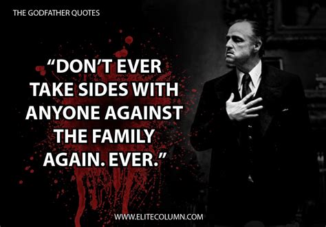 10 Fan Favourite The Godfather Quotes | EliteColumn