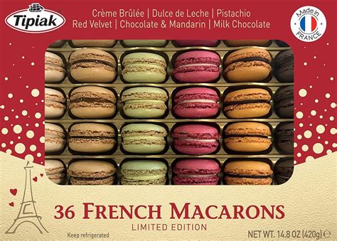 Tipiak French Macarons, Limited Edition, Variety Pack, 14.8 oz, 36 ct