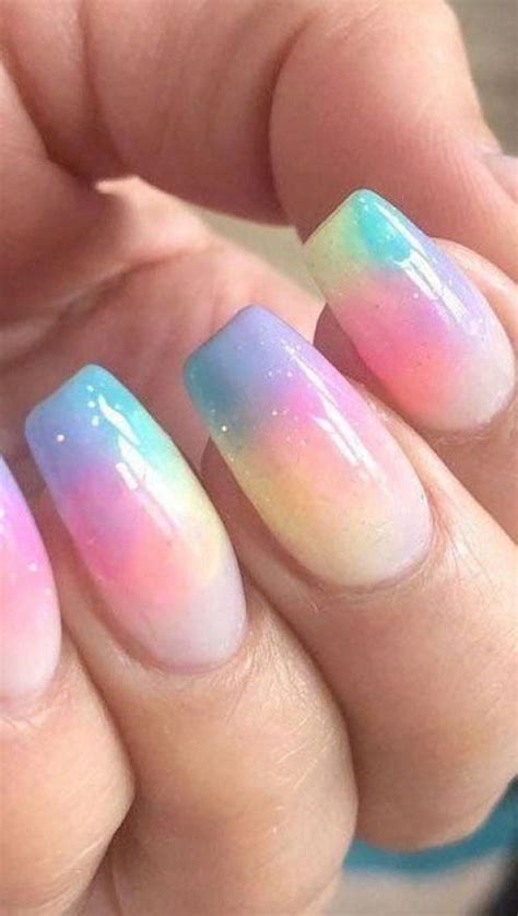 Acrylic nails rainbow #acrylic #nails #rainbow | acrylnägel regenbogen ...