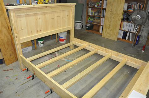 Free plans for building a rustic farmhouse bed | A Lesson Learned