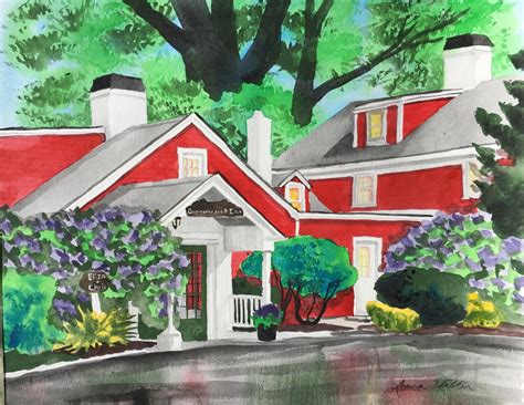 Custom Painting, Wedding Venue, Wedding, From Photo, Watercolor, 11x14 ...