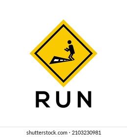 Hint Logo Design Running Stock Vector (Royalty Free) 2103230981 | Shutterstock