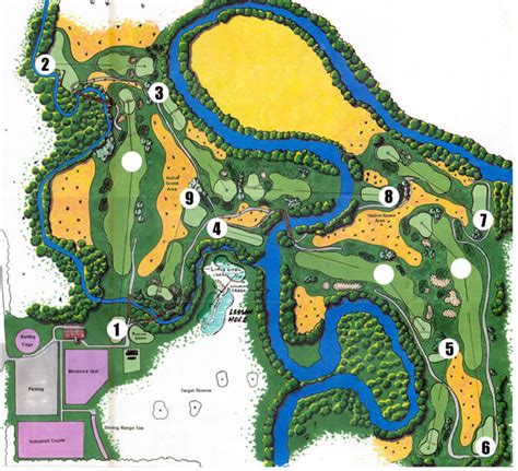 Masters Golf Course Map