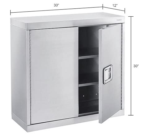 Global Industrial™ Stainless Steel 304, Wall Cabinet - 30"W x 12"D x 30"H | 316087 ...