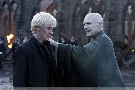 Draco & Voldemort from Harry Potter and the Deathly Hallows: Part 2 | Draco harry potter, Draco ...