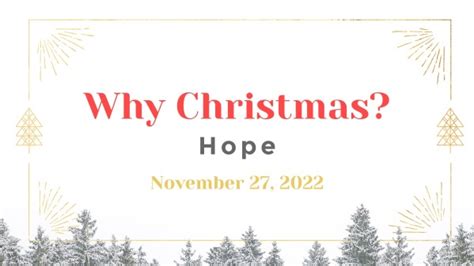 Why Christmas - Hope_Sermon Slides - Logos Sermons