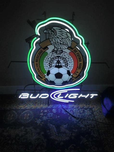 Bud light Chivas Mexico National Football Neon Sign Bar Sign Neon Light ...