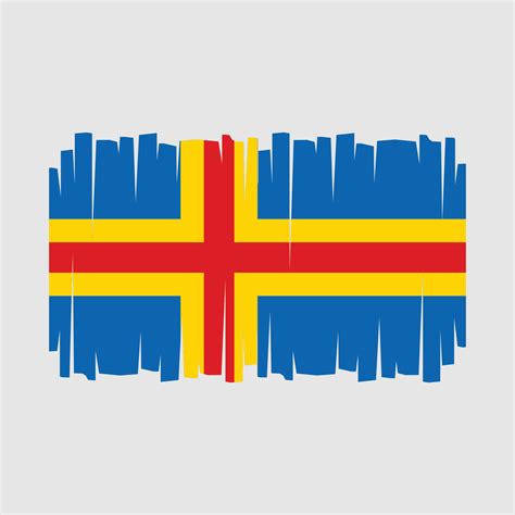 Aland Islands Flag Vector 21980799 Vector Art at Vecteezy