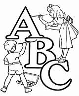 Free Printables Abc Letters Coloring Pages sketch template
