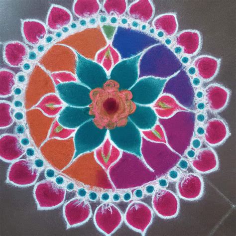 Tihar Rangoli: Simple Rangoli Designs for Tihar - Stunning Nepal