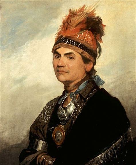 Mohawk Indian Chiefs | Mohawk War Chief Thayendanegea (Joseph Brant ...