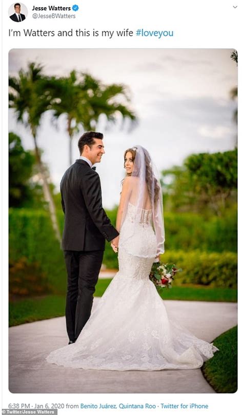 Fox News host Jesse Watters marries woman he had affair with | Daily ...