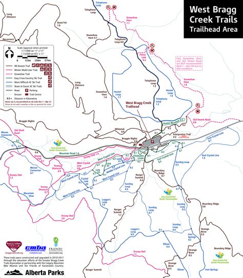 Here’s the Latest West Bragg Creek Trail Maps