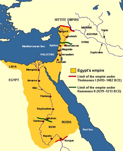 The civilization of Kemet at its highest extent. | Egypt, Egypt map, Empire