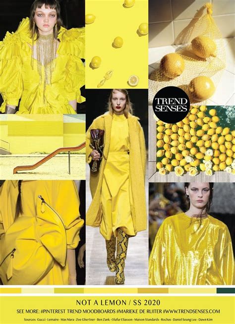 TRENDSENSES MOODBOARD - NOT A LEMON - SPRING /SUMMER 2020 - TrendSenses ...