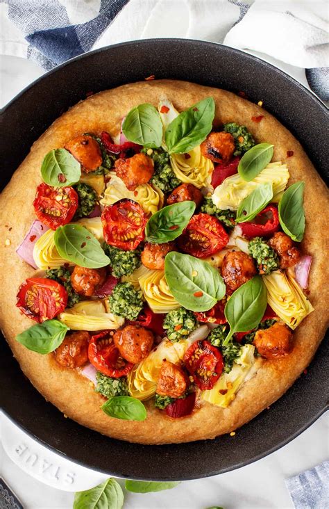 Cast Iron Skillet Pizza Recipe - Love and Lemons