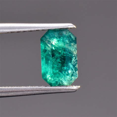 SALE! Rare Blue Green Grandidierite Gemstone from Madagascar, 1.30 cts ...