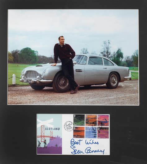 Bonhams Cars : A photograph with signature of Sean Connery with the ...