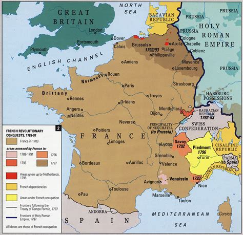 Map Of Europe During French Revolution