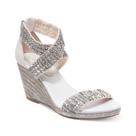 Lyst - Bcbgeneration Barca Platform Wedge Sandals in Metallic