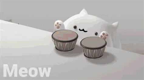 Meow Bongo Cat Song GIF - Meow Bongo Cat Song Bongo Cat And Friends - Discover & Share GIFs