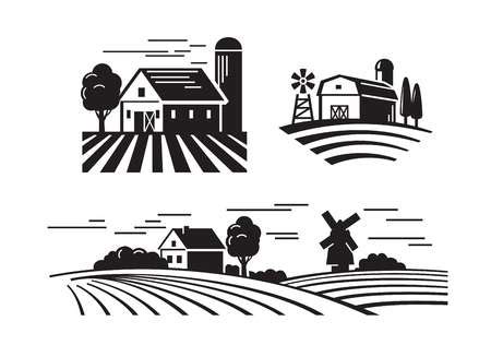 Barn Silhouette Vector at Vectorified.com | Collection of Barn Silhouette Vector free for ...