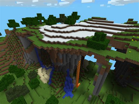 life360: Lava, Waterfalls, Land Bridges | Minecraft PE Seeds