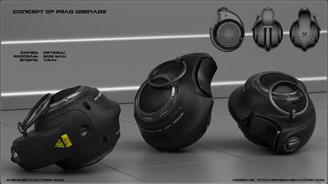 Frag grenade concept by peterku on DeviantArt