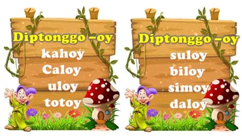 Mga Diptonggo || FILIPINO LESSON (K TO 12 MODULE) - YouTube