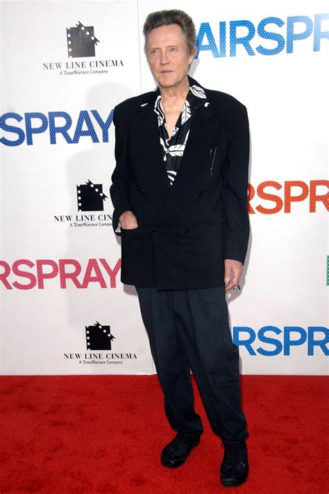 Christopher Walken at the movie premiere of "Hairspray", 2007 ...