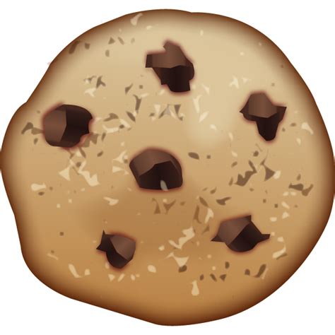 Download Chocolate Chip Cookie Emoji | Emoji Island