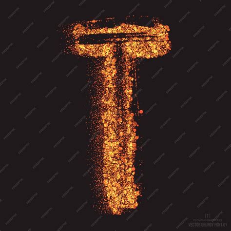 Premium Vector | Letter t fire burning text effect font design element ...