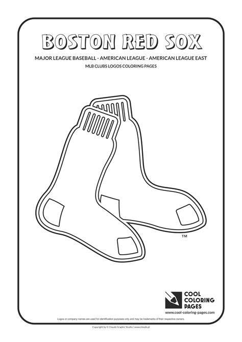 Cool Coloring Pages Boston Red Sox – Major League Baseball coloring pages Archives - Cool ...