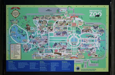 Brookfield Zoo Map Photograph by Thomas Woolworth - Pixels