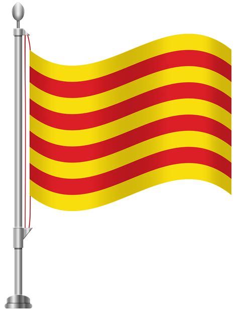 Catalonia Flag PNG Clip Art - Best WEB Clipart